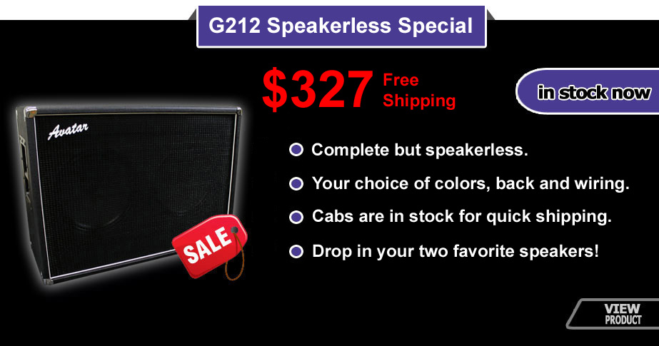 Avatar Speakers - Factory Direct Speakers For Musicians ...